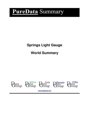 cover image of Springs Light Gauge World Summary